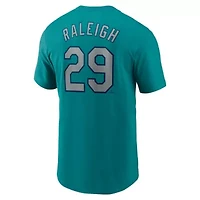 MLB Nike Cal Raleigh Seattle Mariners Fuse Name & Number Inline T-Shirt