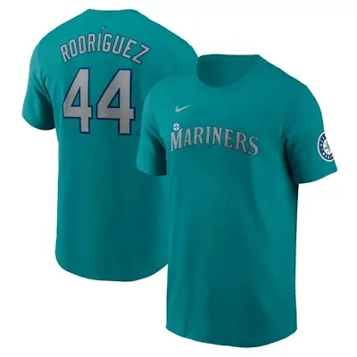 MLB Nike Julio Rodríguez Seattle Mariners Fuse Name & Number Inline T-Shirt
