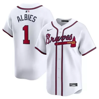 MLB Nike Ozzie Albies Atlanta Braves Home Limited Player Jersey