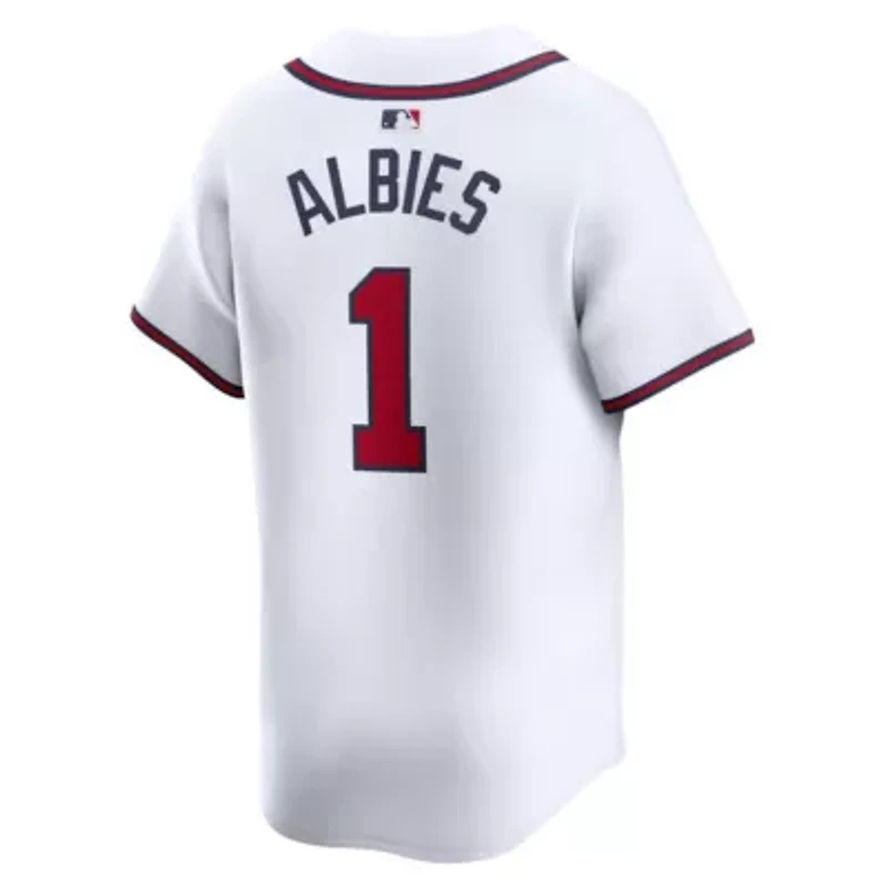 MLB Nike Ozzie Albies Atlanta Braves Home Limited Player Jersey