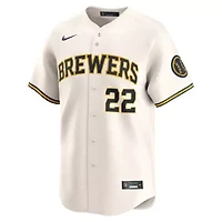 MLB Nike Christian Yelich Milwaukee Brewers Home Limited Player Jersey
