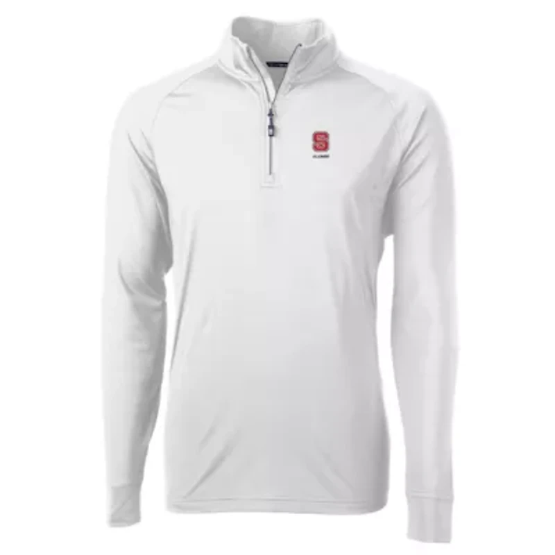 NCAA NC State Wolfpack Alumni Logo Adapt Eco Knit Stretch Recycled Quarter-Zip Pullover Top