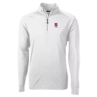 NCAA NC State Wolfpack Alumni Logo Adapt Eco Knit Stretch Recycled Quarter-Zip Pullover Top