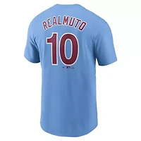 MLB Nike J.T. Realmuto Light Philadelphia Phillies Fuse Name & Number T-Shirt
