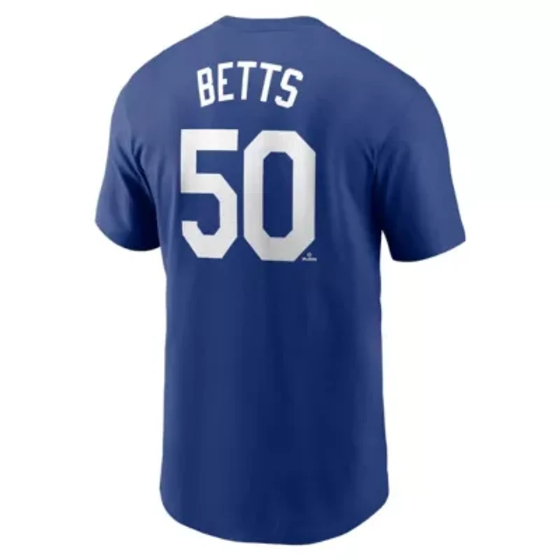 MLB Nike Mookie Betts Los Angeles Dodgers Fuse Name & Number T-Shirt