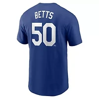 MLB Nike Mookie Betts Los Angeles Dodgers Fuse Name & Number T-Shirt