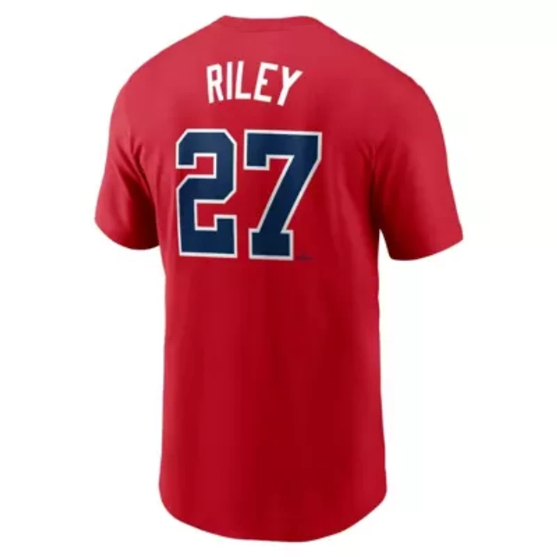 MLB Nike Austin Riley Atlanta Braves Fuse Name & Number T-Shirt