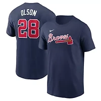 MLB Nike Matt Olson Atlanta Braves Fuse Name & Number T-Shirt