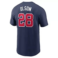 MLB Nike Matt Olson Atlanta Braves Fuse Name & Number T-Shirt