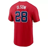 MLB Nike Matt Olson Atlanta Braves Fuse Name & Number T-Shirt
