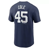 MLB Nike Gerrit Cole New York Yankees Fuse Name & Number T-Shirt