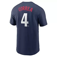 MLB Nike Carlos Correa Minnesota Twins Fuse Name & Number T-Shirt