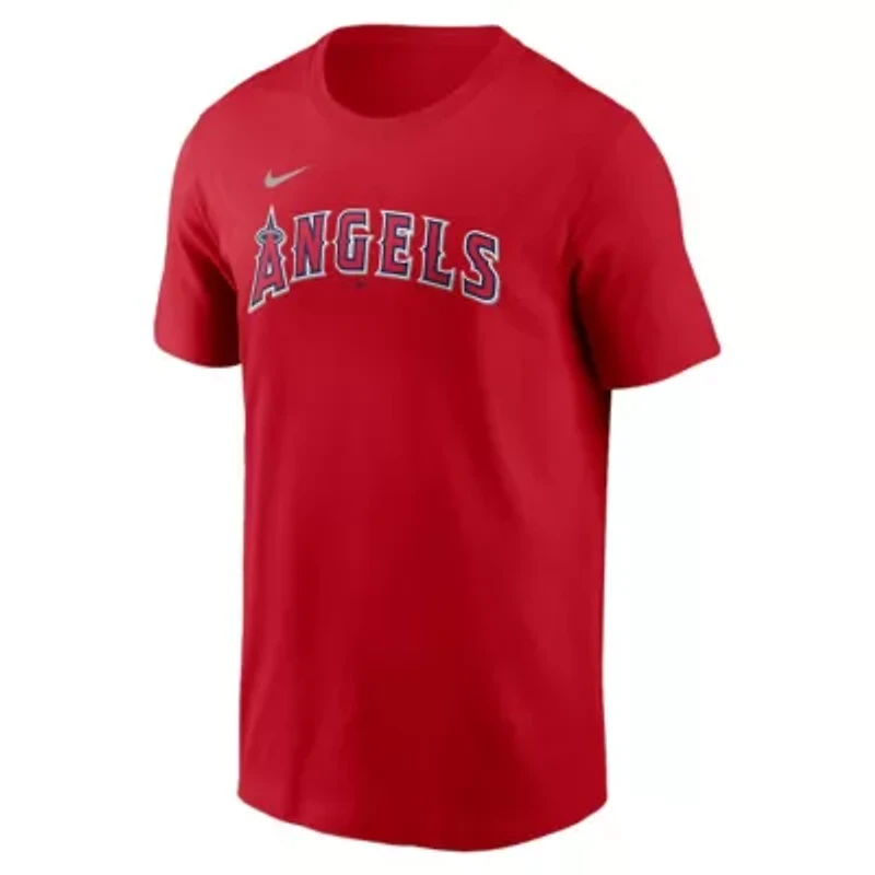 MLB Nike Mike Trout Los Angeles Angels Fuse Name & Number T-Shirt