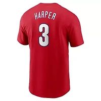 MLB Nike Bryce Harper Philadelphia Phillies Fuse Name & Number T-Shirt