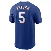 MLB Nike Corey Seager Texas Rangers Fuse Name & Number T-Shirt