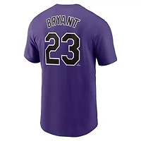 MLB Nike Kris Bryant Colorado Rockies Fuse Name & Number T-Shirt
