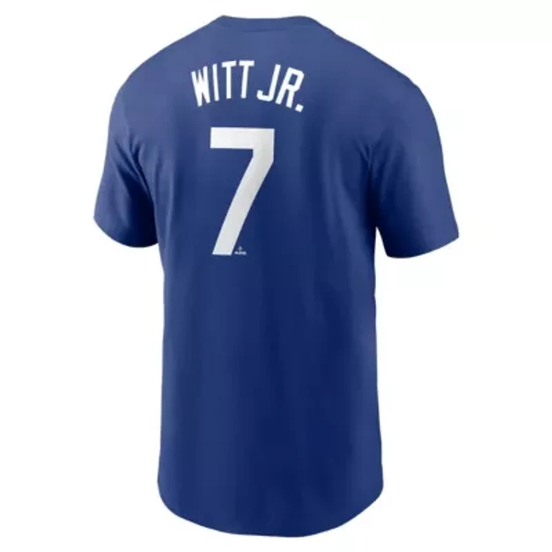 MLB Nike Bobby Witt Jr. Kansas City Royals Fuse Name & Number T-Shirt