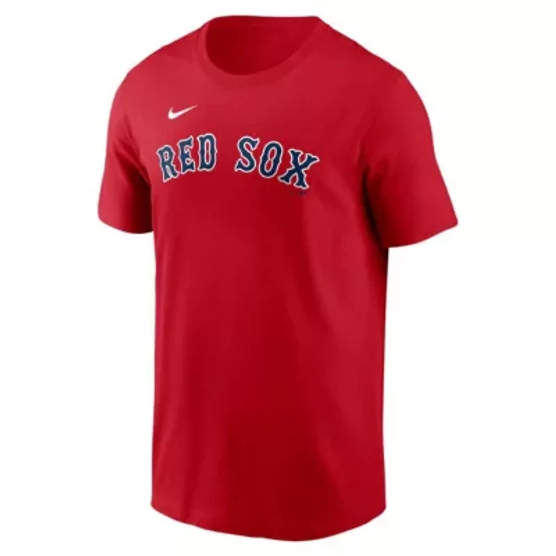 Boston Red Sox MLB Nike Rafael Devers Fuse Name & Number T-Shirt