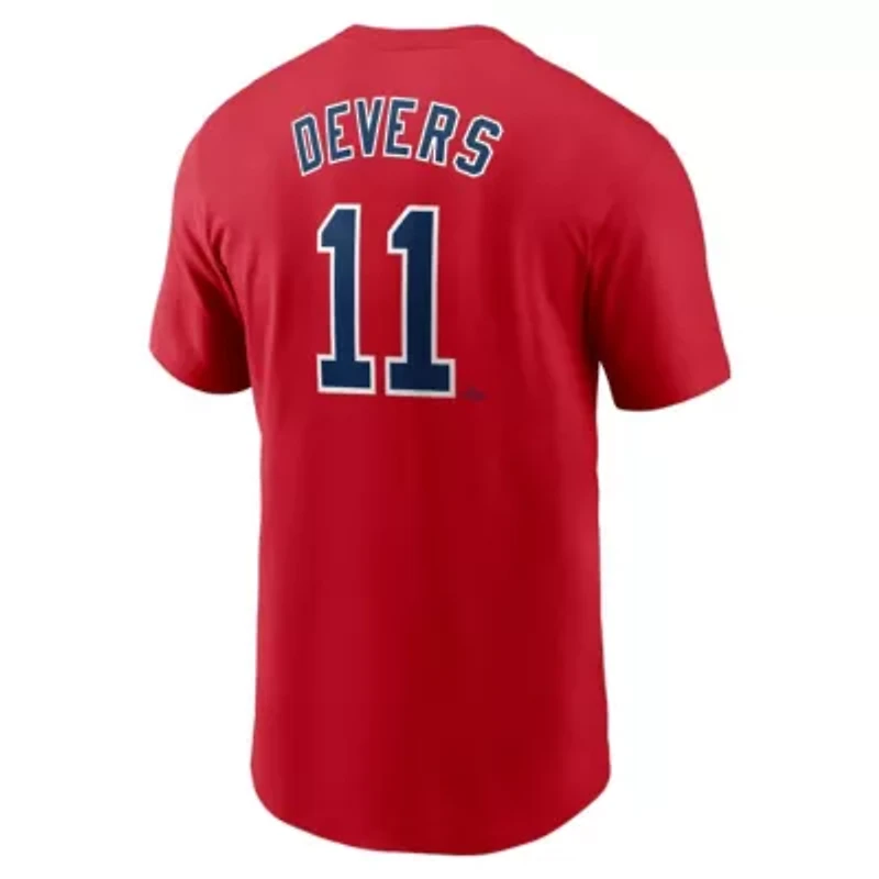 Boston Red Sox MLB Nike Rafael Devers Fuse Name & Number T-Shirt