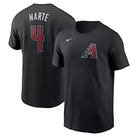 MLB Nike Ketel Marte Arizona Diamondbacks Fuse Name & Number T-Shirt
