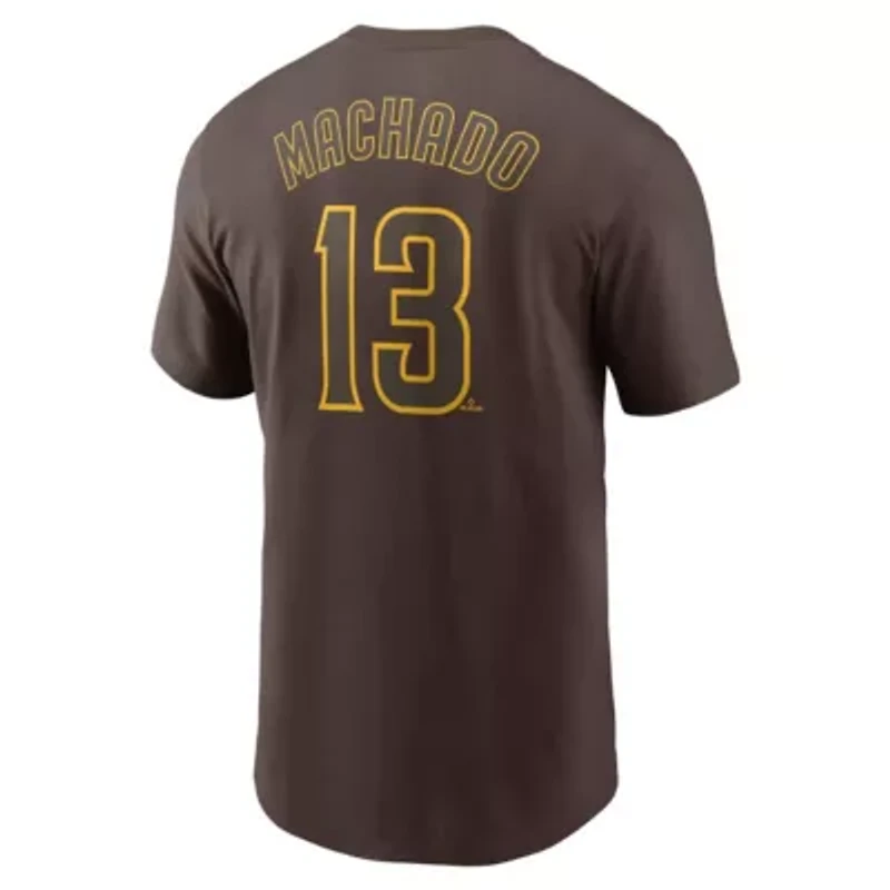 MLB Nike Manny Machado San Diego Padres Fuse Name & Number T-Shirt