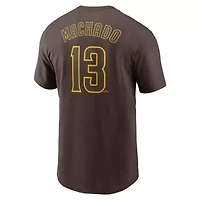 MLB Nike Manny Machado San Diego Padres Fuse Name & Number T-Shirt