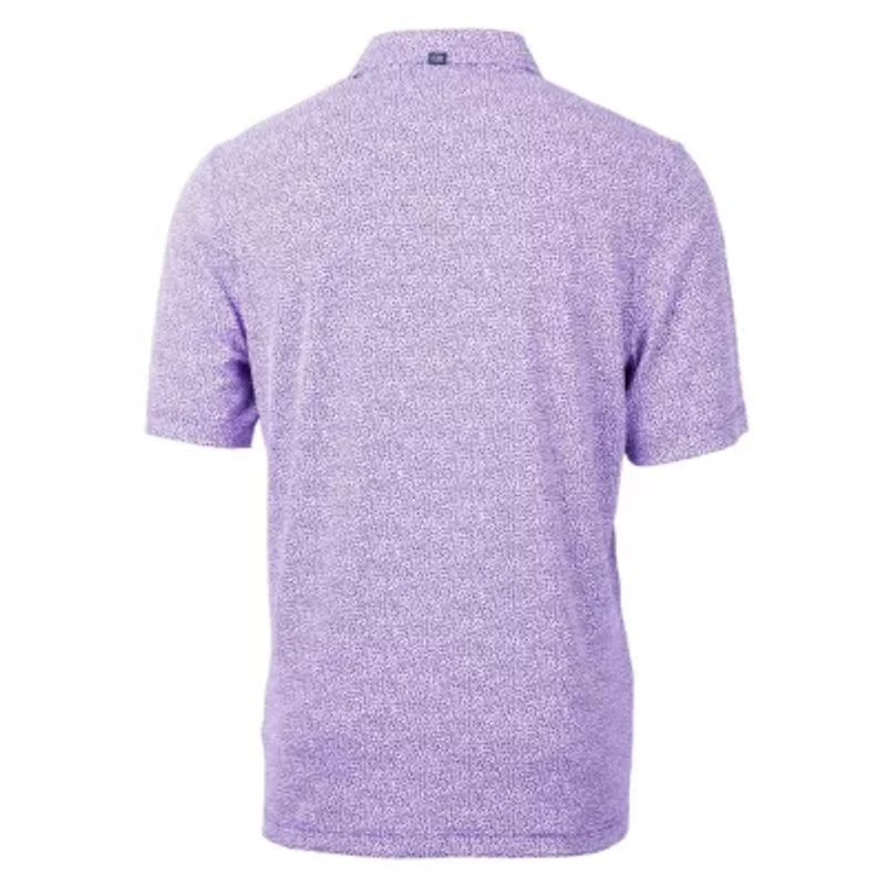 NCAA Clemson Tigers Alumni Logo DryTec Virtue Eco Pique Botanical Print Recycled Polo