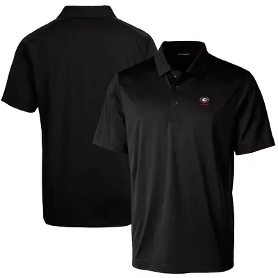 NCAA Georgia Bulldogs Alumni Logo Prospect Textured Stretch Polo