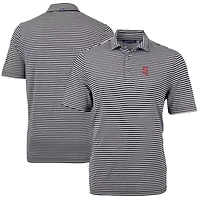 NCAA NC State Wolfpack Virtue Eco Pique Stripe Recycled Polo