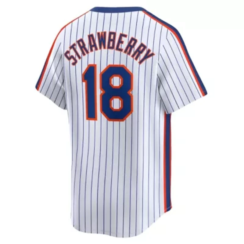 MLB Nike Darryl Strawberry New York Mets Throwback Cooperstown Limited Jersey