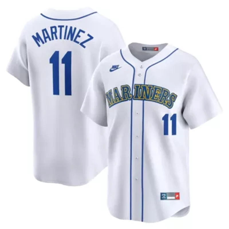 MLB Nike Edgar Martinez Seattle Mariners Throwback Cooperstown Limited Jersey