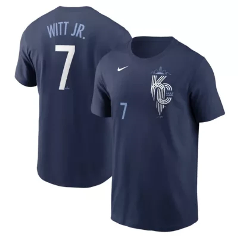 MLB Nike Bobby Witt Jr. Kansas City Royals Connect Fuse Name & Number T-Shirt