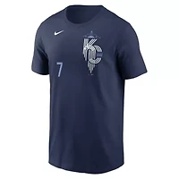 MLB Nike Bobby Witt Jr. Kansas City Royals Connect Fuse Name & Number T-Shirt