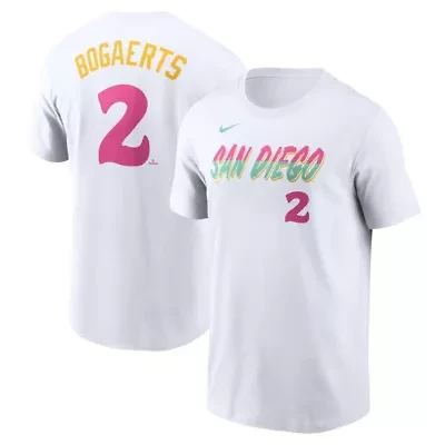 MLB Nike Xander Bogaerts San Diego Padres City Connect Fuse Name & Number T-Shirt