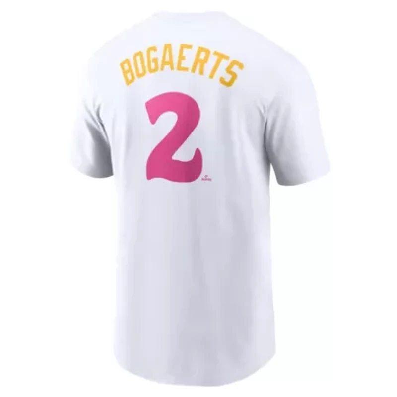 MLB Nike Xander Bogaerts San Diego Padres City Connect Fuse Name & Number T-Shirt
