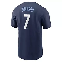 MLB Nike Dansby Swanson Chicago Cubs City Connect Fuse Name & Number T-Shirt
