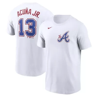 MLB Nike Ronald Acuña Jr. Atlanta Braves City Connect Fuse Name & Number T-Shirt