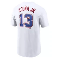 MLB Nike Ronald Acuña Jr. Atlanta Braves City Connect Fuse Name & Number T-Shirt