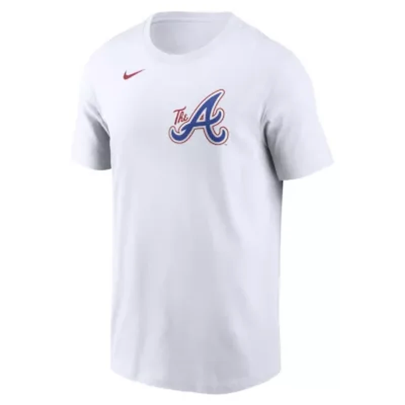 MLB Nike Austin Riley Atlanta Braves City Connect Fuse Name & Number T-Shirt