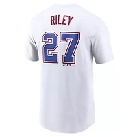 MLB Nike Austin Riley Atlanta Braves City Connect Fuse Name & Number T-Shirt