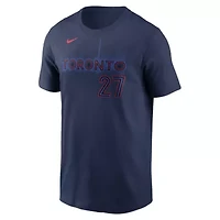 Toronto Blue Jays MLB Nike Vladimir Guerrero Jr. 2024 City Connect Name & Number T-Shirt