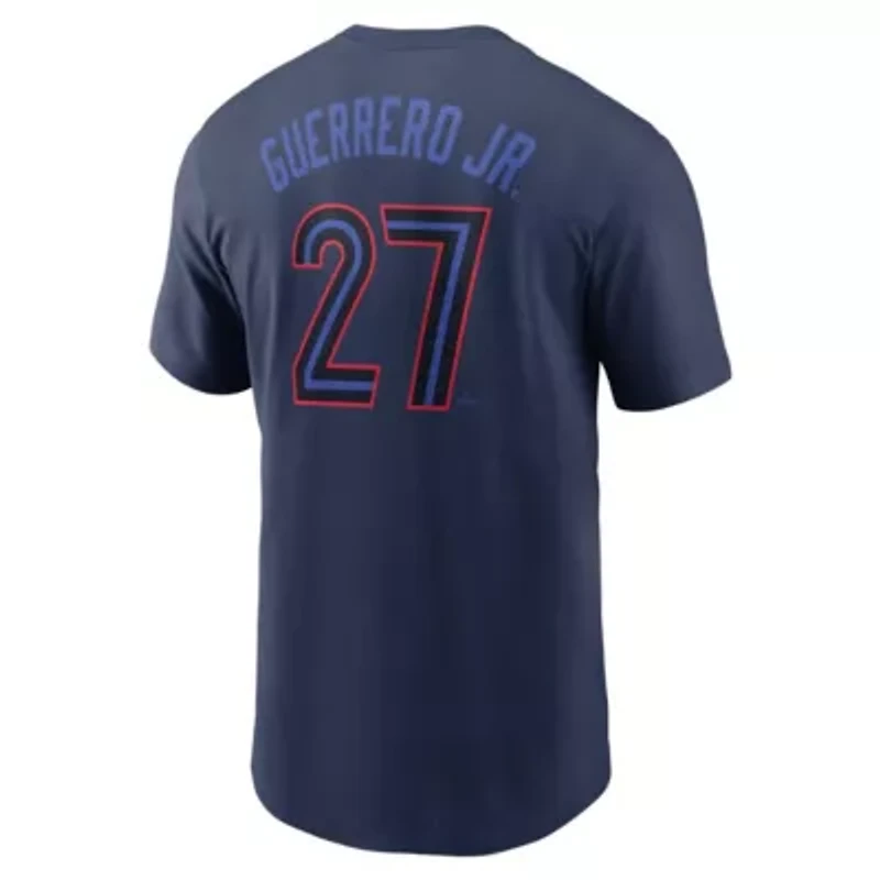 Toronto Blue Jays MLB Nike Vladimir Guerrero Jr. 2024 City Connect Name & Number T-Shirt