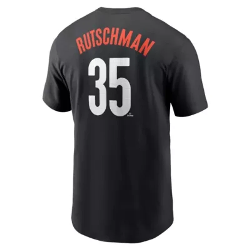 MLB Nike Adley Rutschman Baltimore Orioles City Connect Fuse Name & Number T-Shirt