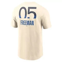 MLB Nike Freddie Freeman Los Angeles Dodgers 2024 City Connect Fuse Name & Number T-Shirt