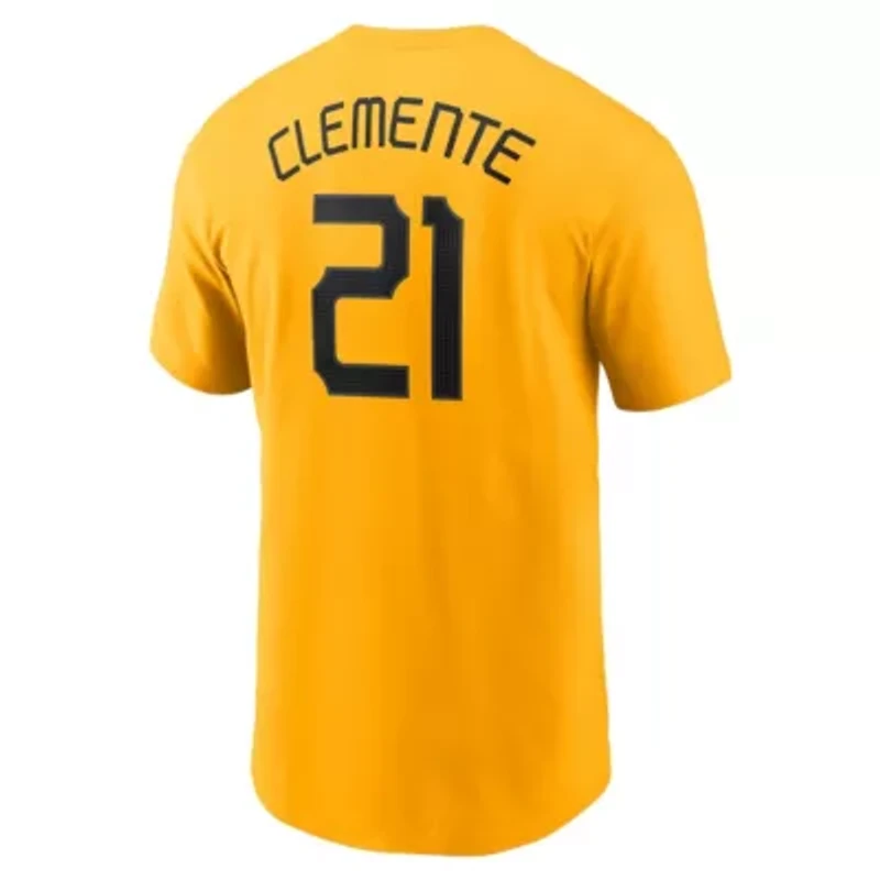 MLB Nike Roberto Clemente Pittsburgh Pirates City Connect Fuse Name & Number T-Shirt