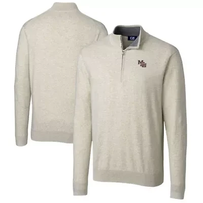 NCAA Mississippi State Bulldogs Vault Lakemont Tri-Blend Quarter-Zip Pullover Sweater