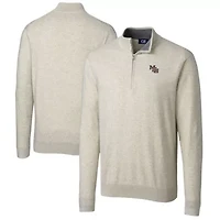 NCAA Mississippi State Bulldogs Vault Lakemont Tri-Blend Quarter-Zip Pullover Sweater
