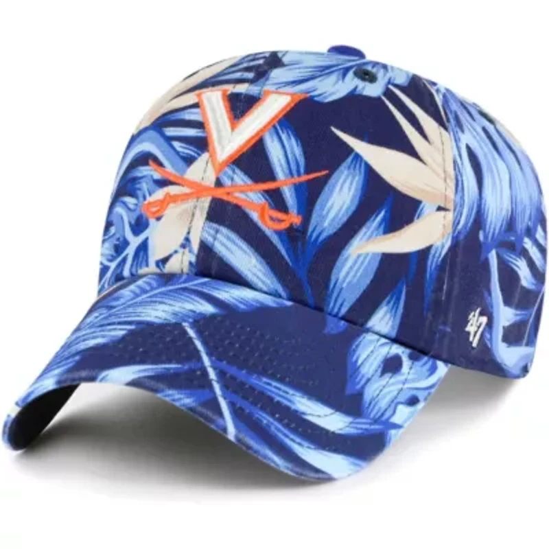 NCAA Virginia Cavaliers Tropicalia Clean Up Adjustable Hat