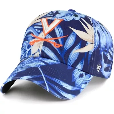 NCAA Virginia Cavaliers Tropicalia Clean Up Adjustable Hat
