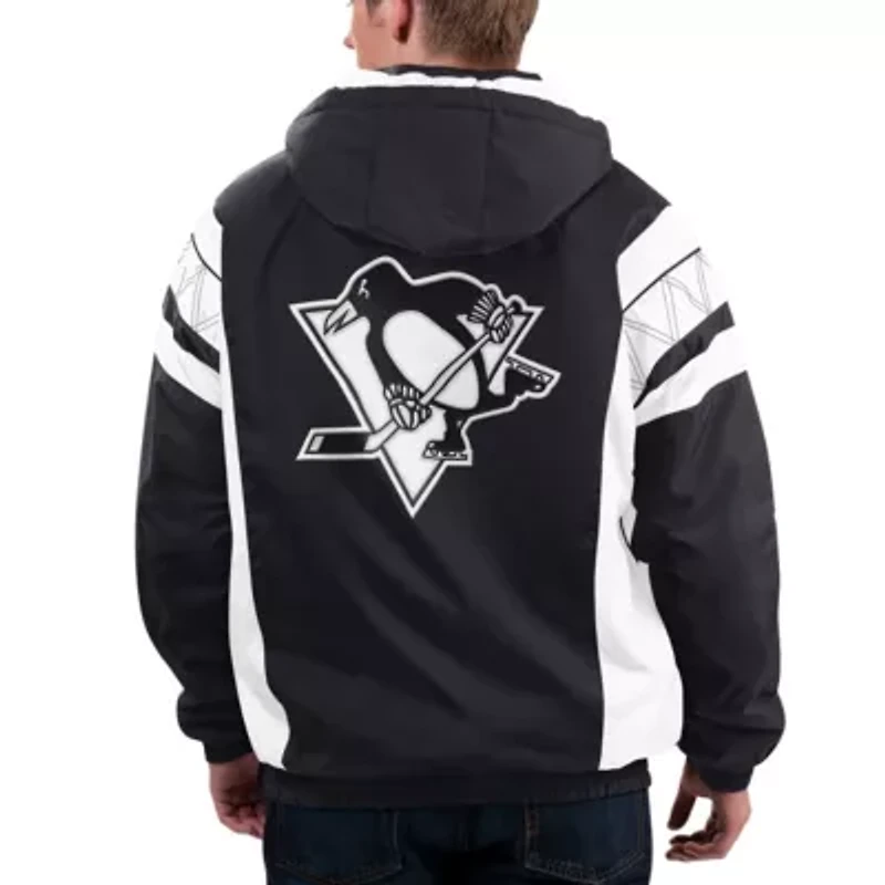 NHL x Ice Pittsburgh Penguins Home Team Half-Zip Pullover Hoodie